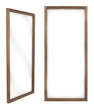 Light frame mirror